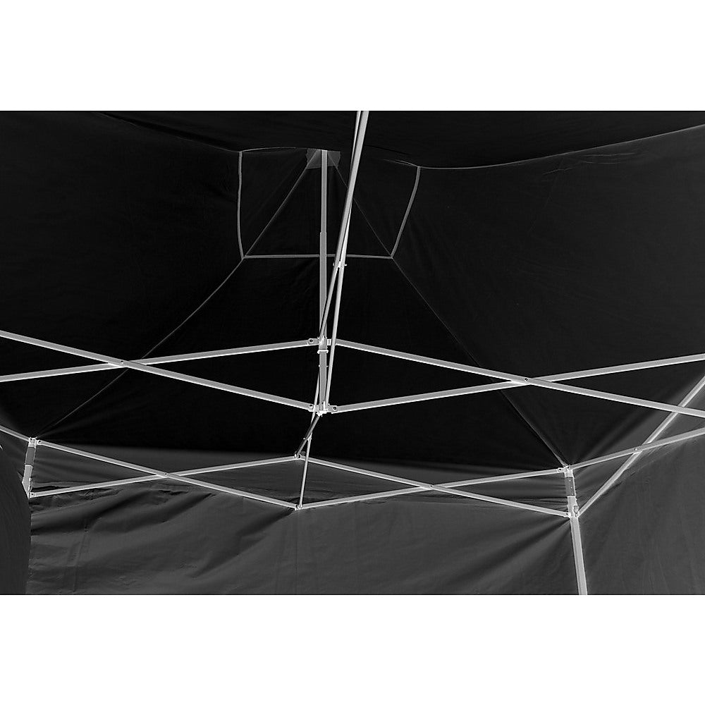 3x3m Popup Gazebo Party Tent Marquee Black